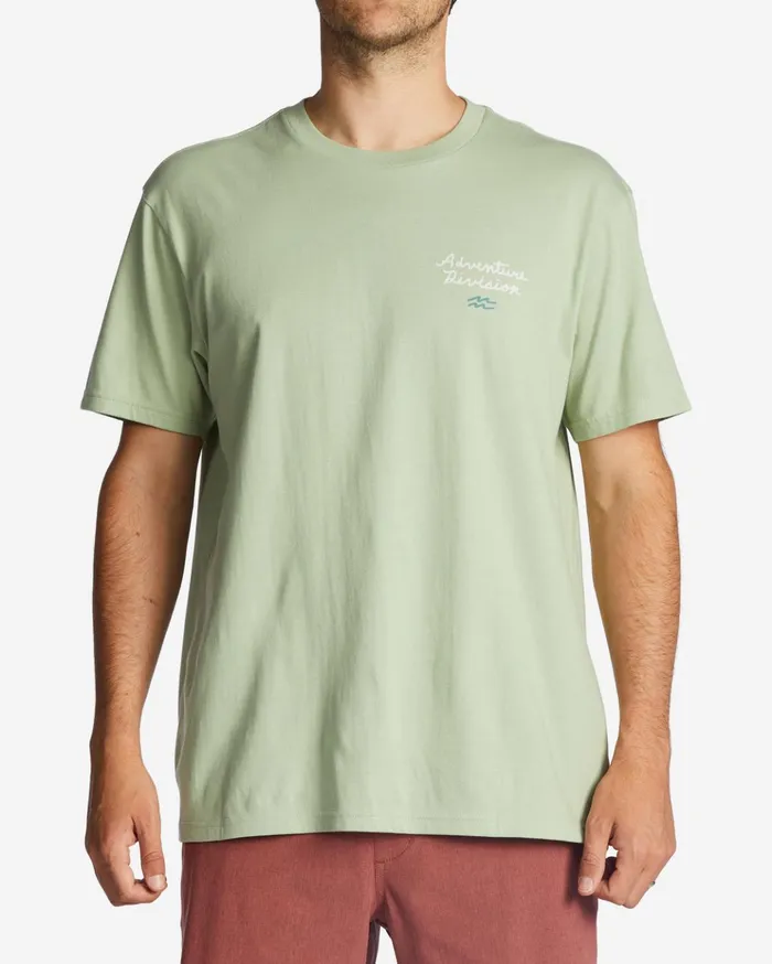 Billabong Panorama Organic TShirt Light Sage Men TShirts