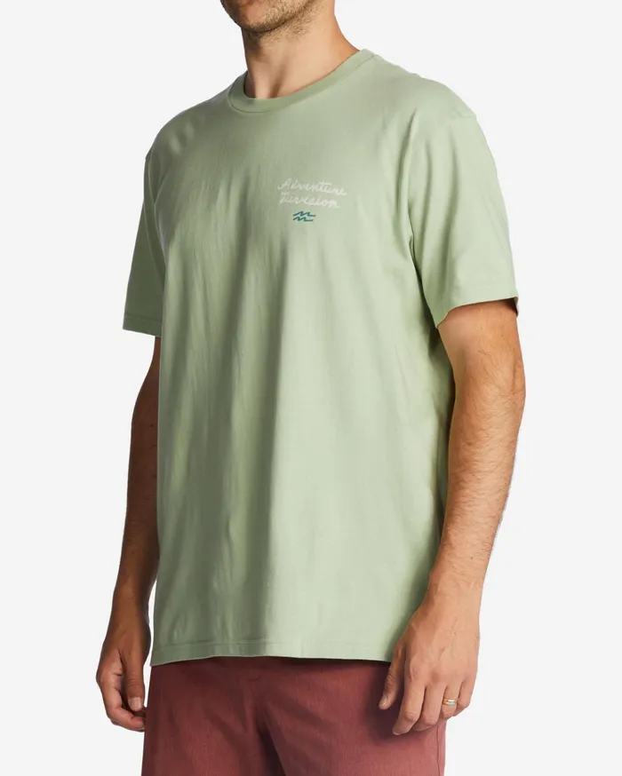 Billabong Panorama Organic TShirt Light Sage Men TShirts Billabong Panorama Organic TShirt Light Sage Men TShirts