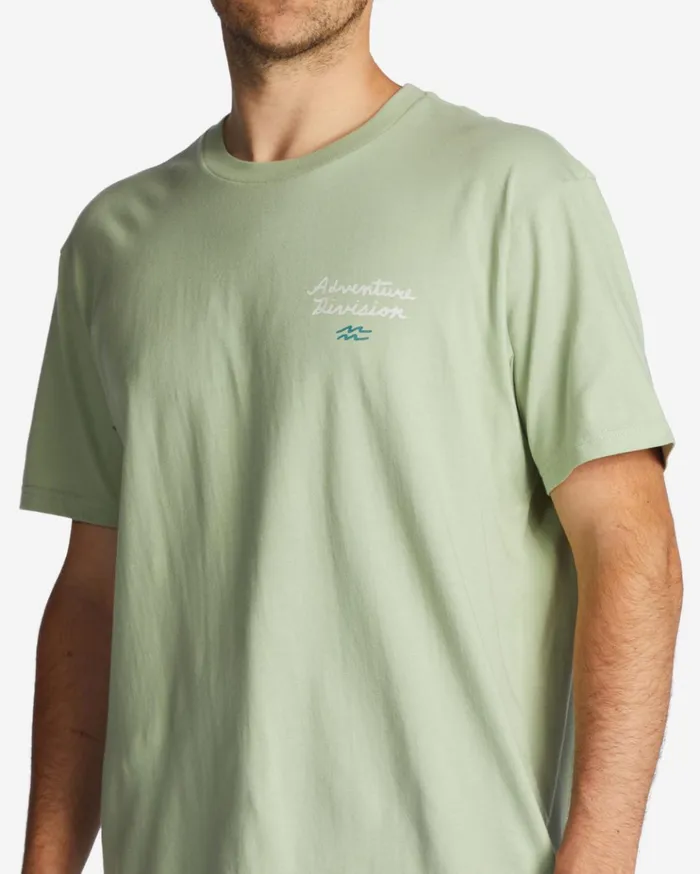 Billabong Panorama Organic TShirt Light Sage Men TShirts Billabong Panorama Organic TShirt Light Sage Men TShirts