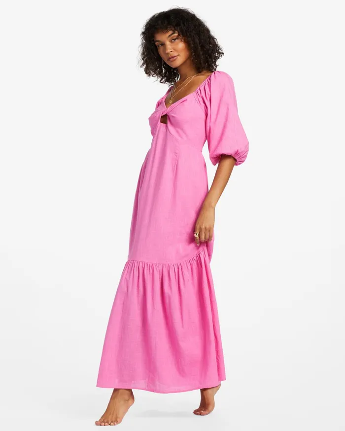 Billabong Paradise Cove Maxi Dress Flirty Fuchsia Women Dresses Billabong Paradise Cove Maxi Dress Flirty Fuchsia Women Dresses