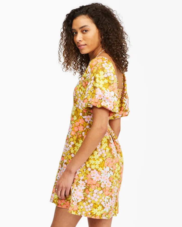 Billabong Paradise Mini Dress Moss Women Dresses Billabong Paradise Mini Dress Moss Women Dresses