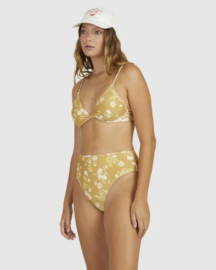 Billabong Piccolo HiRise Maui Rider Bikini Bottoms Mustard Gold Women Bikini Bottoms Billabong Piccolo HiRise Maui Rider Bikini Bottoms Mustard Gold Women Bikini Bottoms