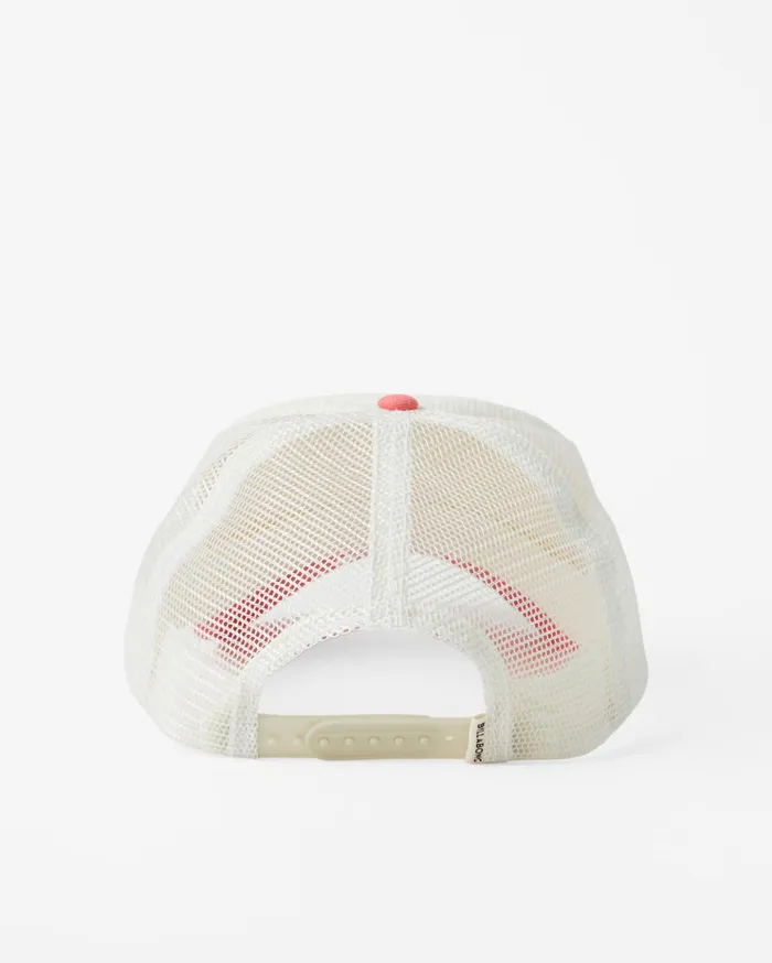 Billabong Pitstop Trucker Hat Coral Crush Women Hats and Beanies Billabong Pitstop Trucker Hat Coral Crush Women Hats and Beanies