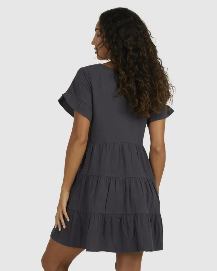 Billabong Pixie Babydoll Dress Off Black Women Dresses Billabong Pixie Babydoll Dress Off Black Women Dresses