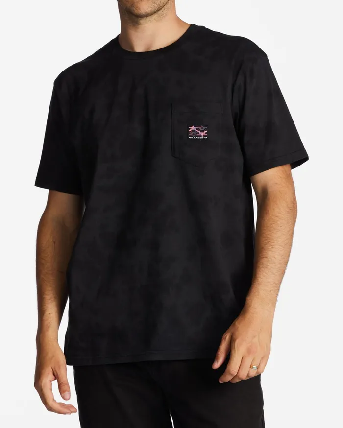 Billabong Pocket Wash Pocket TShirt Washed Black Men TShirts