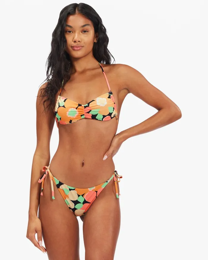 Billabong Pretty Daze Tanga Reversible TieSide Bikini Bottoms Multi Women Bikini Bottoms Billabong Pretty Daze Tanga Reversible TieSide Bikini Bottoms Multi Women Bikini Bottoms
