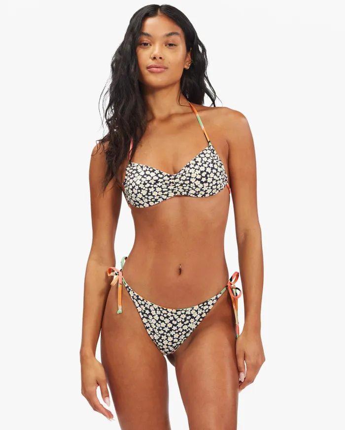 Billabong Pretty Daze Tanga Reversible TieSide Bikini Bottoms Multi Women Bikini Bottoms Billabong Pretty Daze Tanga Reversible TieSide Bikini Bottoms Multi Women Bikini Bottoms