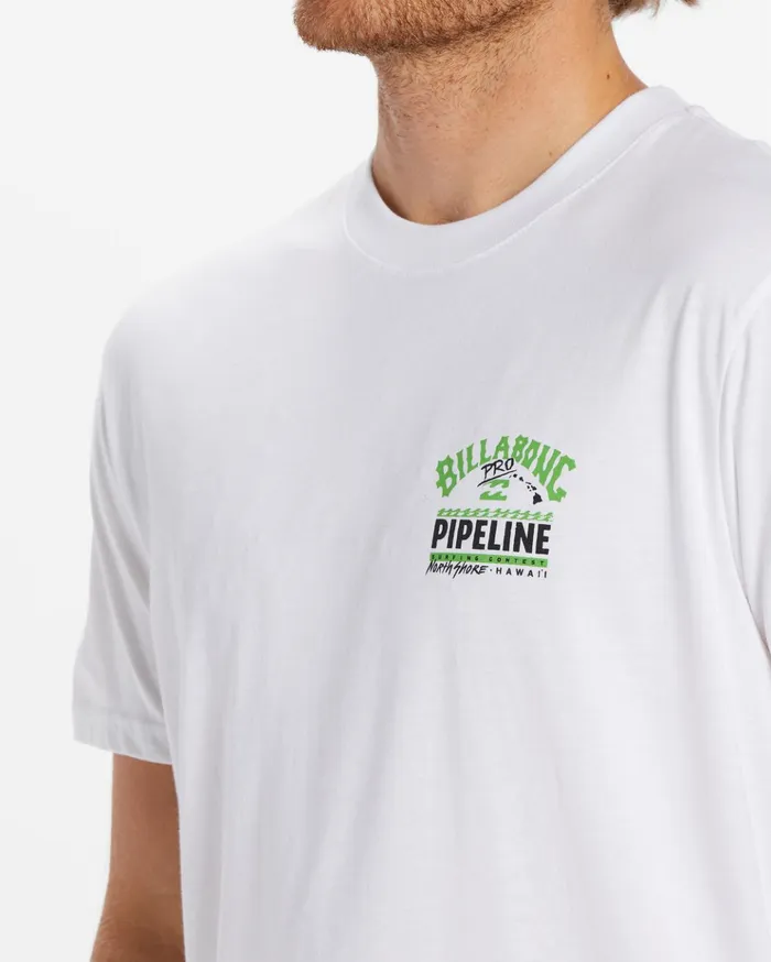 Billabong Pro Pipeline Poster Short Sleeve TShirt White Men TShirts Billabong Pro Pipeline Poster Short Sleeve TShirt White Men TShirts
