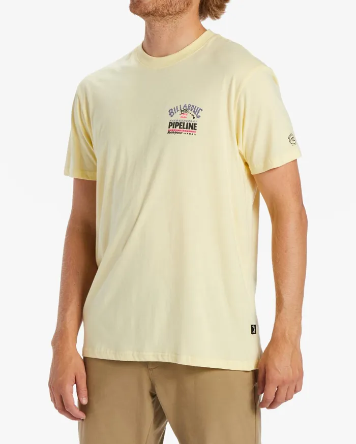 Billabong Pro Pipeline Short Sleeve TShirt Mellow Yellow Men TShirts Billabong Pro Pipeline Short Sleeve TShirt Mellow Yellow Men TShirts