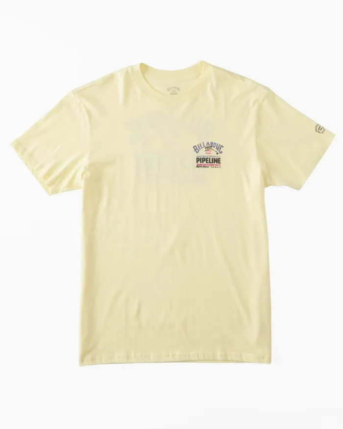 Billabong Pro Pipeline Short Sleeve TShirt Mellow Yellow Men TShirts Billabong Pro Pipeline Short Sleeve TShirt Mellow Yellow Men TShirts