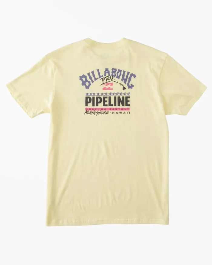 Billabong Pro Pipeline Short Sleeve TShirt Mellow Yellow Men TShirts Billabong Pro Pipeline Short Sleeve TShirt Mellow Yellow Men TShirts