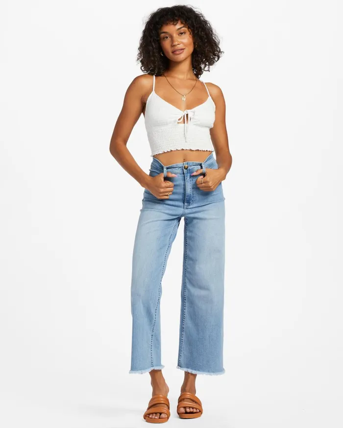 Billabong Ray Of Sun Tank Top Salt Crystal Women Tops Billabong Ray Of Sun Tank Top Salt Crystal Women Tops