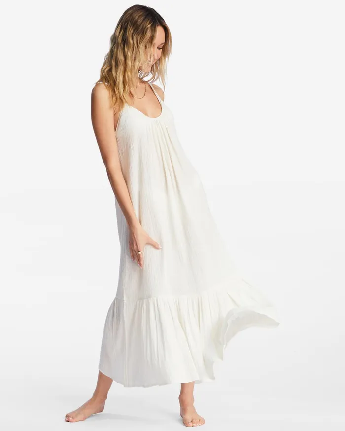 Billabong Ready For Sun Beach CoverUp Salt Crystal Women Dresses Billabong Ready For Sun Beach CoverUp Salt Crystal Women Dresses