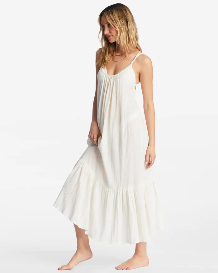 Billabong Ready For Sun Beach CoverUp Salt Crystal Women Dresses Billabong Ready For Sun Beach CoverUp Salt Crystal Women Dresses