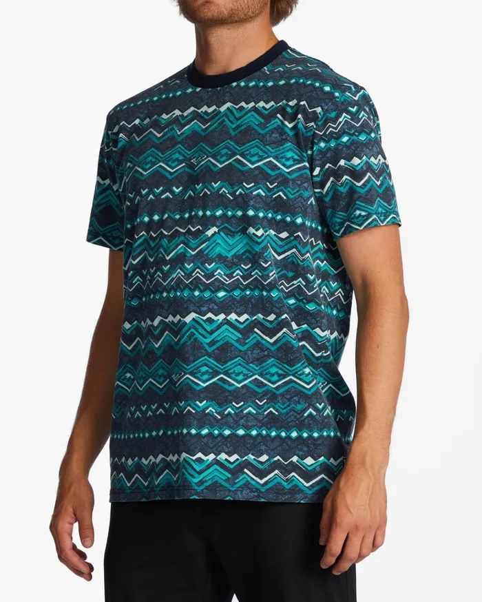 Billabong Realm TShirt Midnight Men TShirts Billabong Realm TShirt Midnight Men TShirts