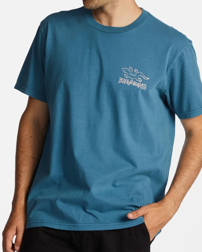 Billabong Reflections TShirt Blue Lagoon Men TShirts