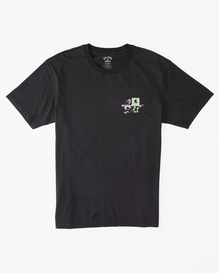 Billabong Reflections TShirt Washed Black Men TShirts Billabong Reflections TShirt Washed Black Men TShirts