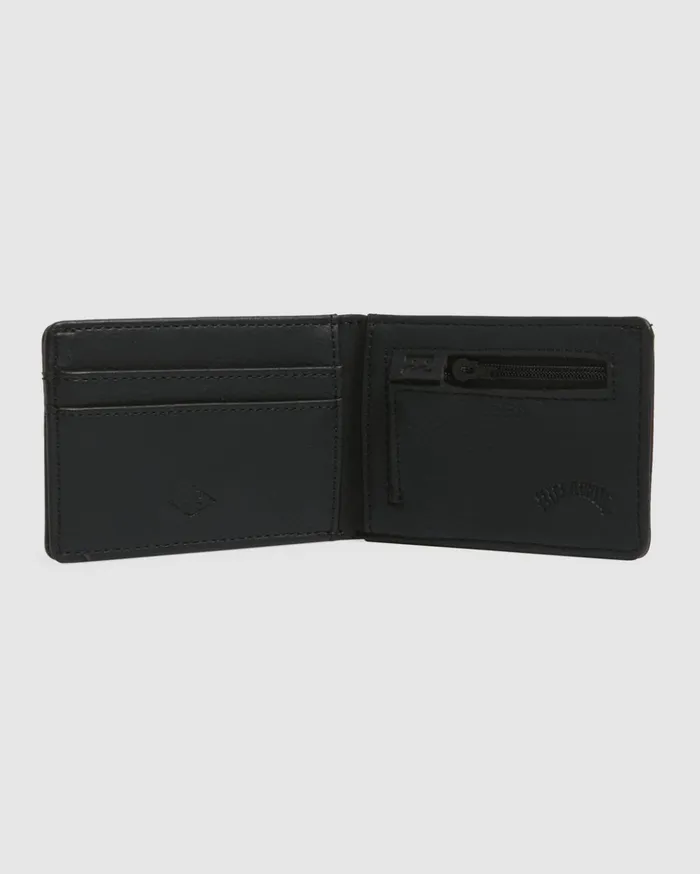 Billabong Revival Slim Line BiFold Wallet Black Men Wallets Billabong Revival Slim Line BiFold Wallet Black Men Wallets