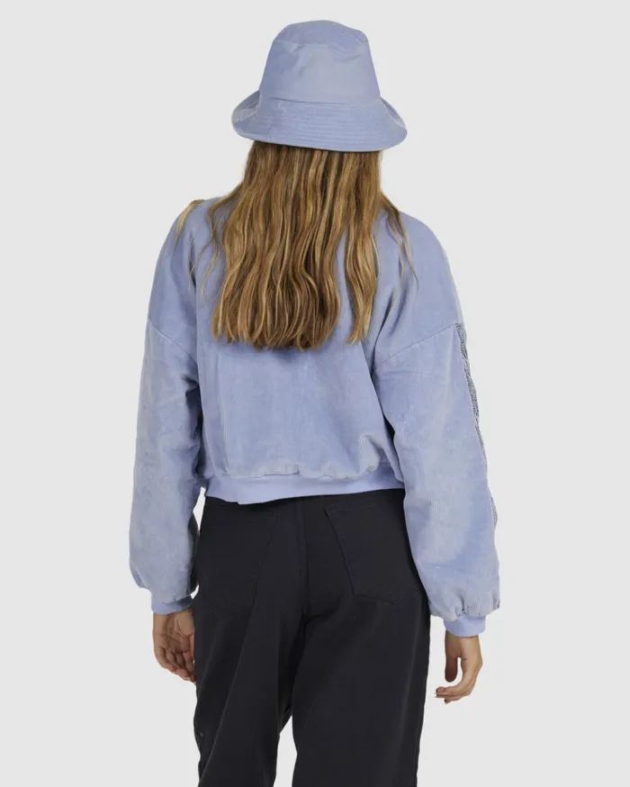 Billabong Riding The Tone Cropped Corduroy Jacket Wavy Blue Women Jackets Billabong Riding The Tone Cropped Corduroy Jacket Wavy Blue Women Jackets