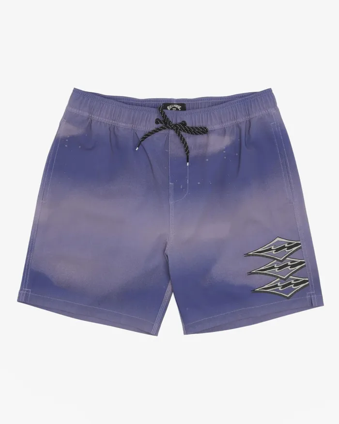 Billabong Riot Layback 17quot Boardshorts Lavender Men Elastic Waist Boardshorts Billabong Riot Layback 17quot Boardshorts Lavender Men Elastic Waist Boardshorts