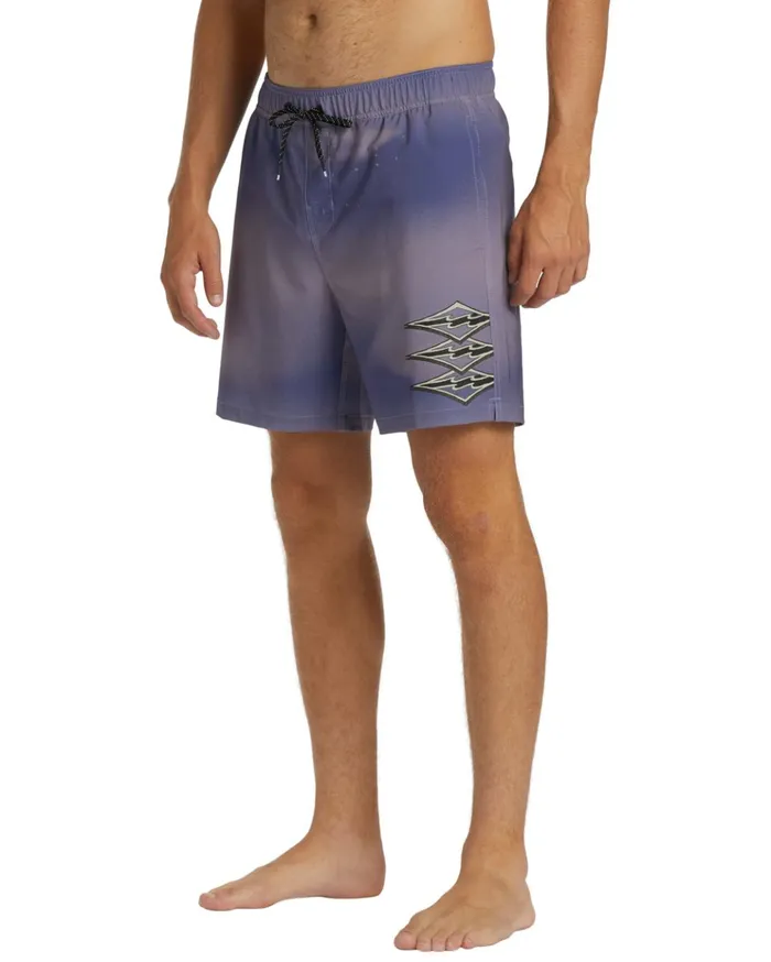 Billabong Riot Layback 17quot Boardshorts Lavender Men Elastic Waist Boardshorts Billabong Riot Layback 17quot Boardshorts Lavender Men Elastic Waist Boardshorts