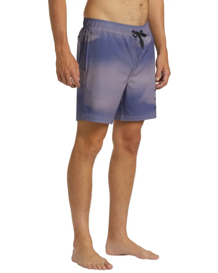 Billabong Riot Layback 17quot Boardshorts Lavender Men Elastic Waist Boardshorts Billabong Riot Layback 17quot Boardshorts Lavender Men Elastic Waist Boardshorts