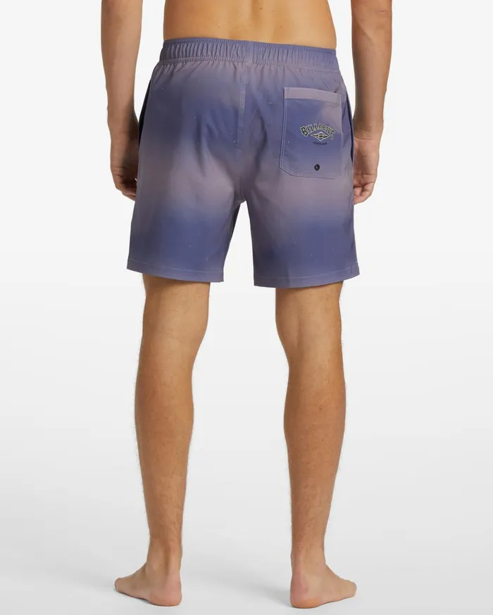 Billabong Riot Layback 17quot Boardshorts Lavender Men Elastic Waist Boardshorts Billabong Riot Layback 17quot Boardshorts Lavender Men Elastic Waist Boardshorts