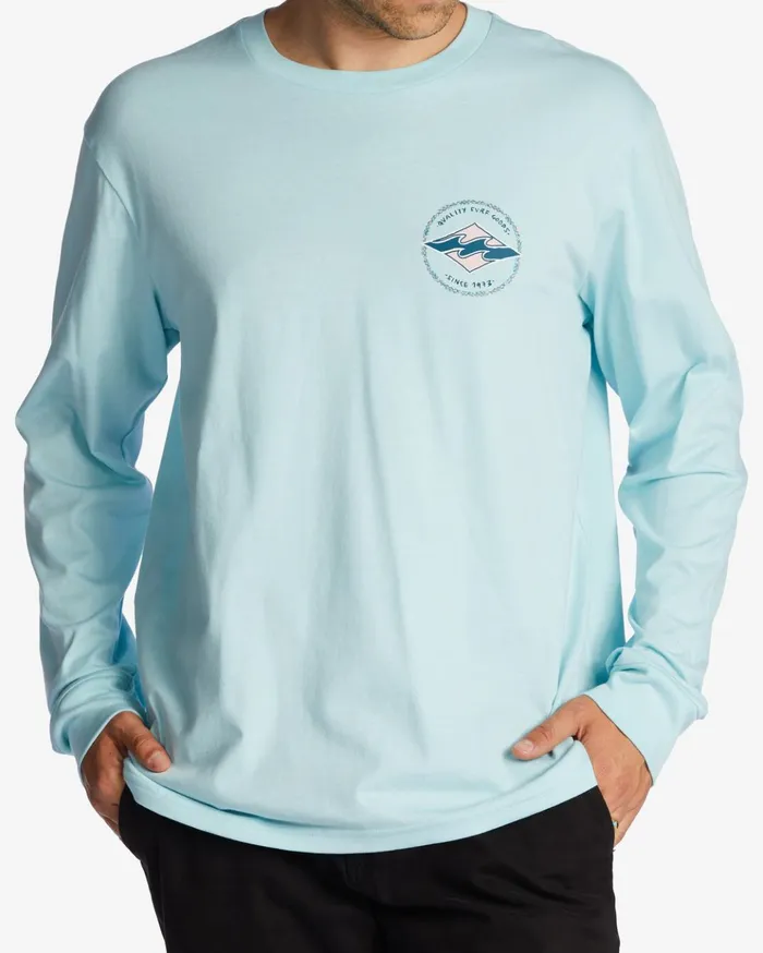 Billabong Rotor Diamond Long Sleeve TShirt Coastal Men TShirts