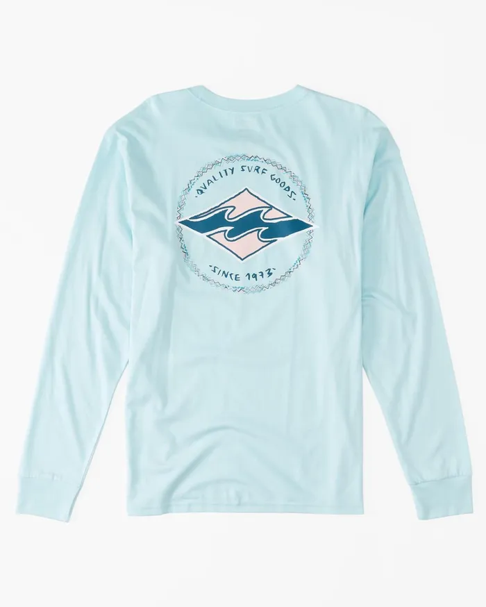 Billabong Rotor Diamond Long Sleeve TShirt Coastal Men TShirts Billabong Rotor Diamond Long Sleeve TShirt Coastal Men TShirts