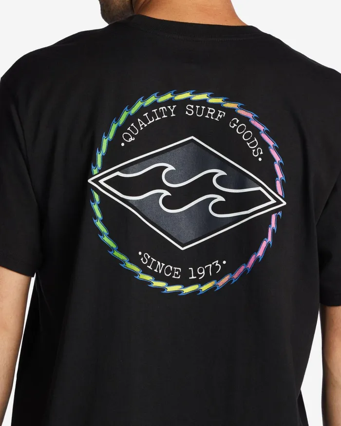 Billabong Rotor Diamond TShirt Black Men TShirts Billabong Rotor Diamond TShirt Black Men TShirts