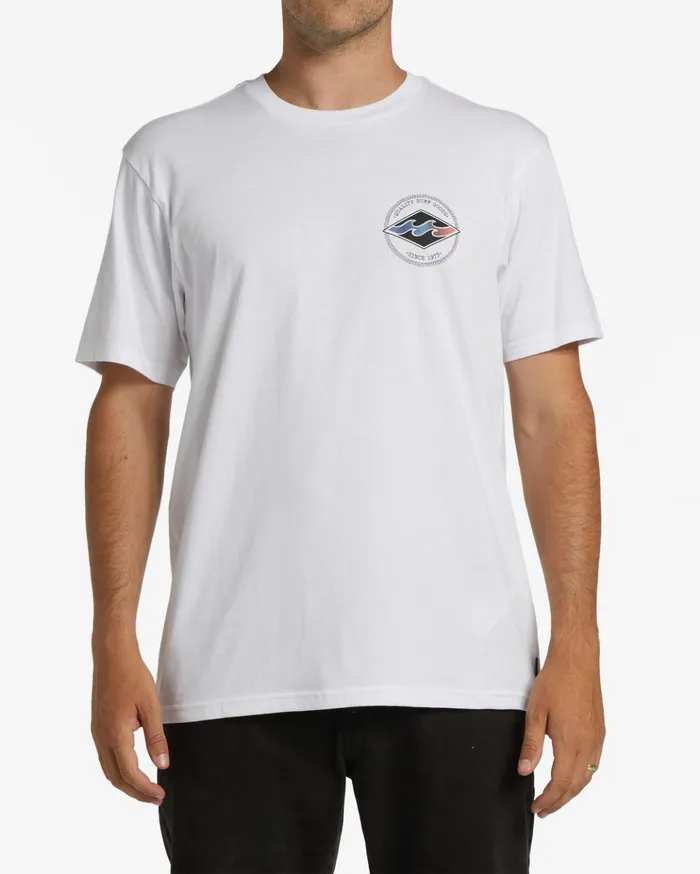 Billabong Rotor Diamond TShirt White Men TShirts