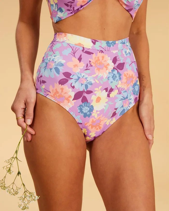 Billabong Salty Blonde Halleys Garden HighWaisted Bikini Bottoms Multi Women Bikini Bottoms Billabong Salty Blonde Halleys Garden HighWaisted Bikini Bottoms Multi Women Bikini Bottoms