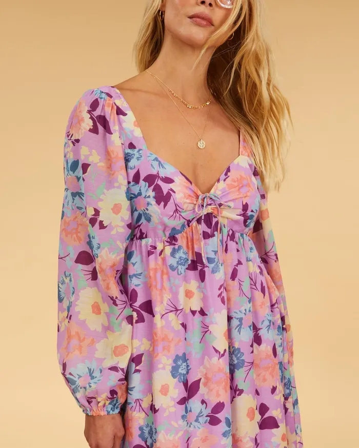 Billabong Salty Blonde Paradise Love Long Sleeve Midi Dress Lovin Lilac Women Dresses Billabong Salty Blonde Paradise Love Long Sleeve Midi Dress Lovin Lilac Women Dresses