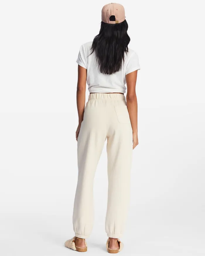 Billabong Saturday HighWaisted Sweatpants Antique White Women Pants Billabong Saturday HighWaisted Sweatpants Antique White Women Pants