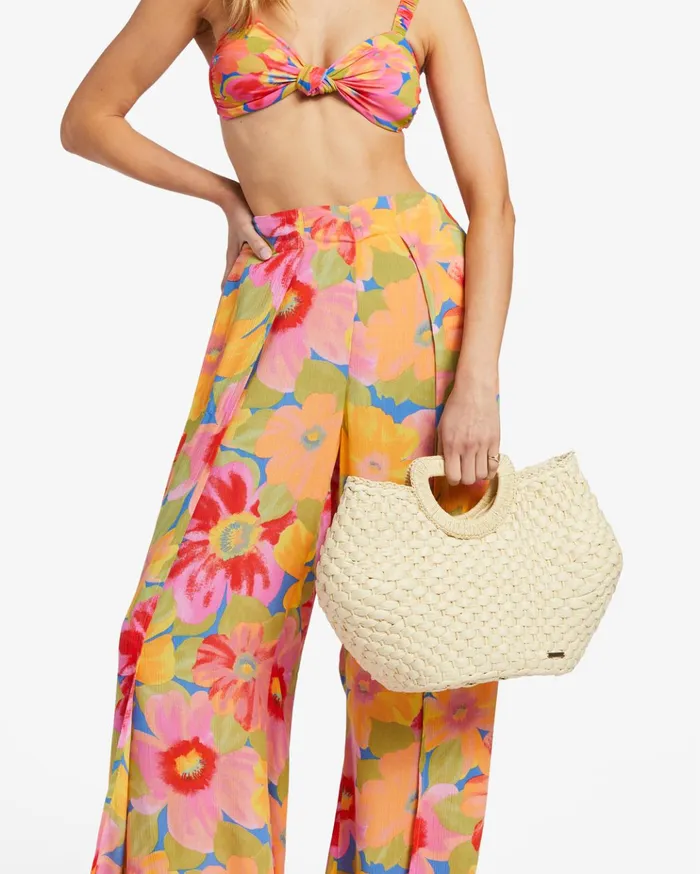 Billabong Seaside Straw Bag Natural Women Handbags and Totes
