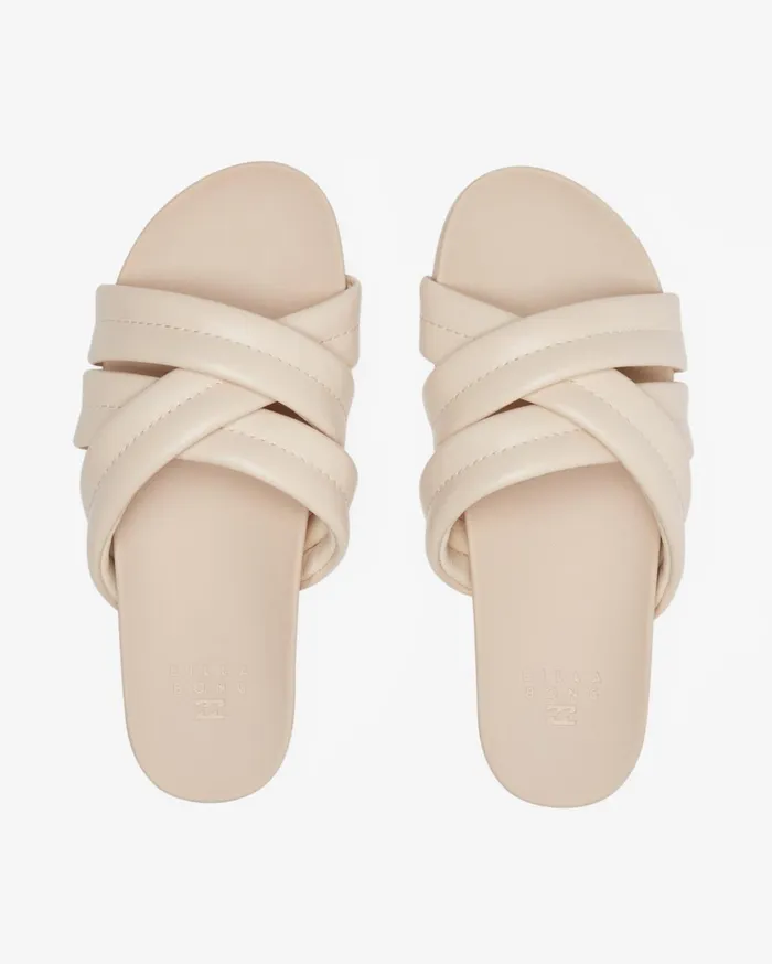 Billabong Serena Slider Sandals Cashew Women Shoes