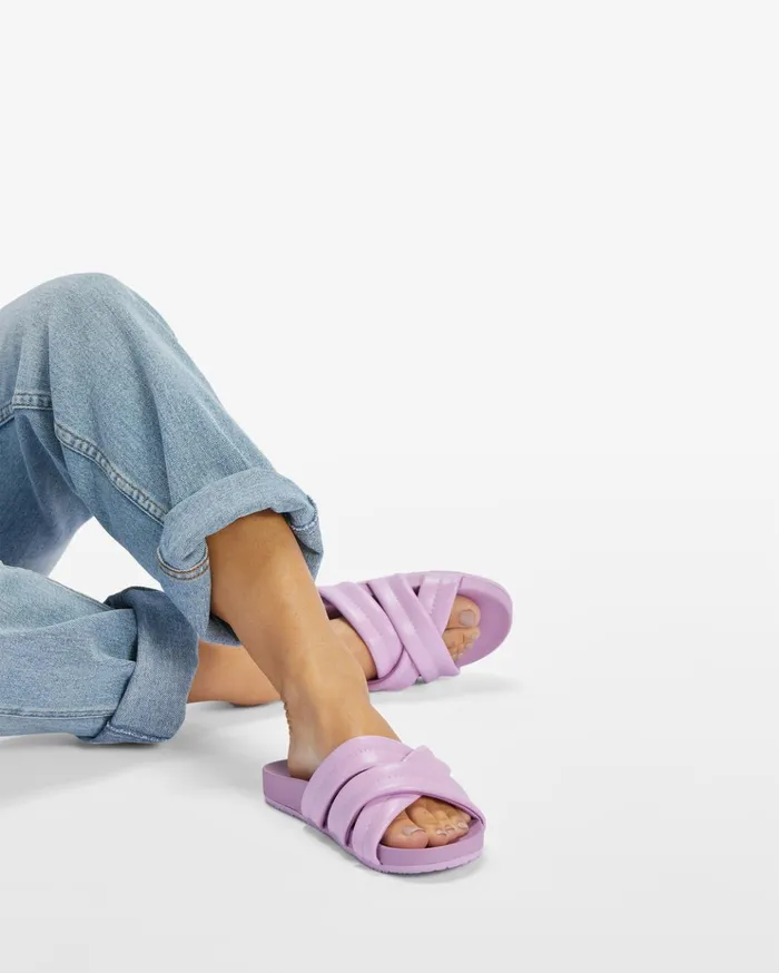 Billabong Serena Slider Sandals Lilac Women Shoes Billabong Serena Slider Sandals Lilac Women Shoes