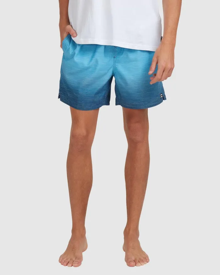 Billabong Sergio Layback Boardshorts 16quot Light Navy Men Elastic Waist Boardshorts Billabong Sergio Layback Boardshorts 16quot Light Navy Men Elastic Waist Boardshorts