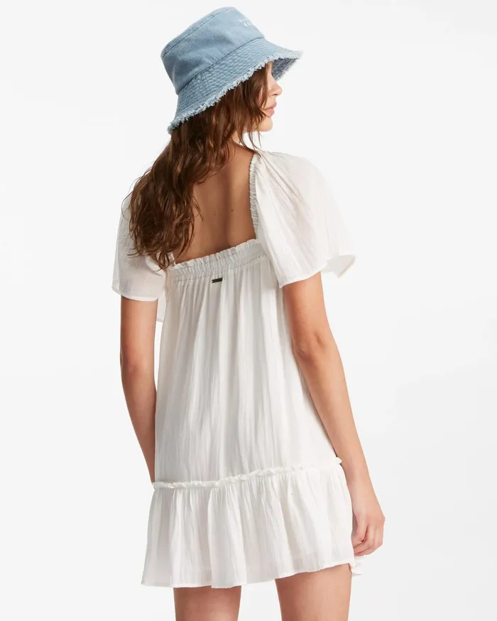 Billabong She039s A Doll Babydoll Dress Salt Crystal Women Dresses Billabong She039s A Doll Babydoll Dress Salt Crystal Women Dresses