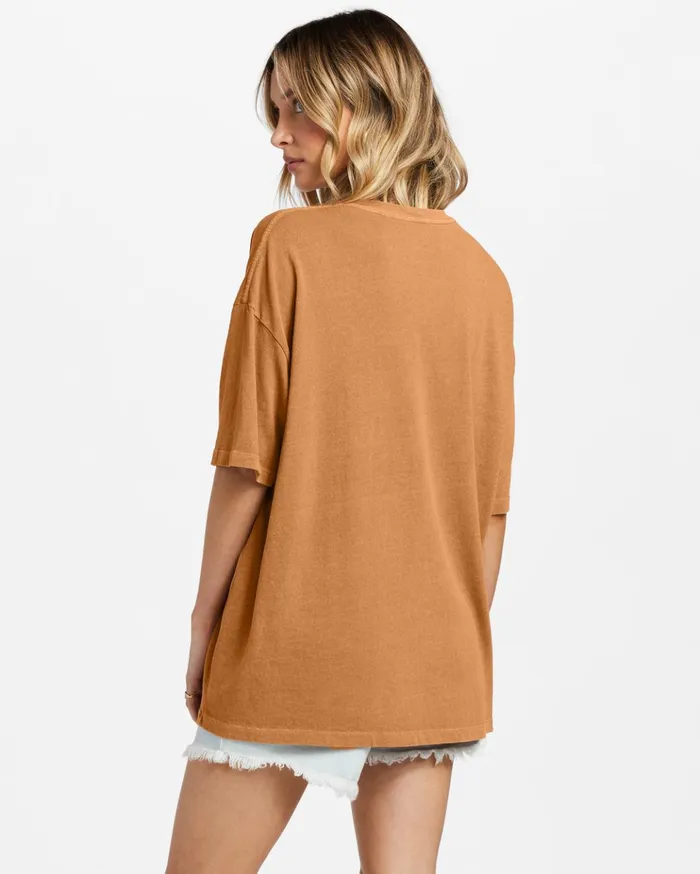 Billabong Shine For You Oversized TShirt Summer Spice Women Graphic Tees and Tanks Billabong Shine For You Oversized TShirt Summer Spice Women Graphic Tees and Tanks