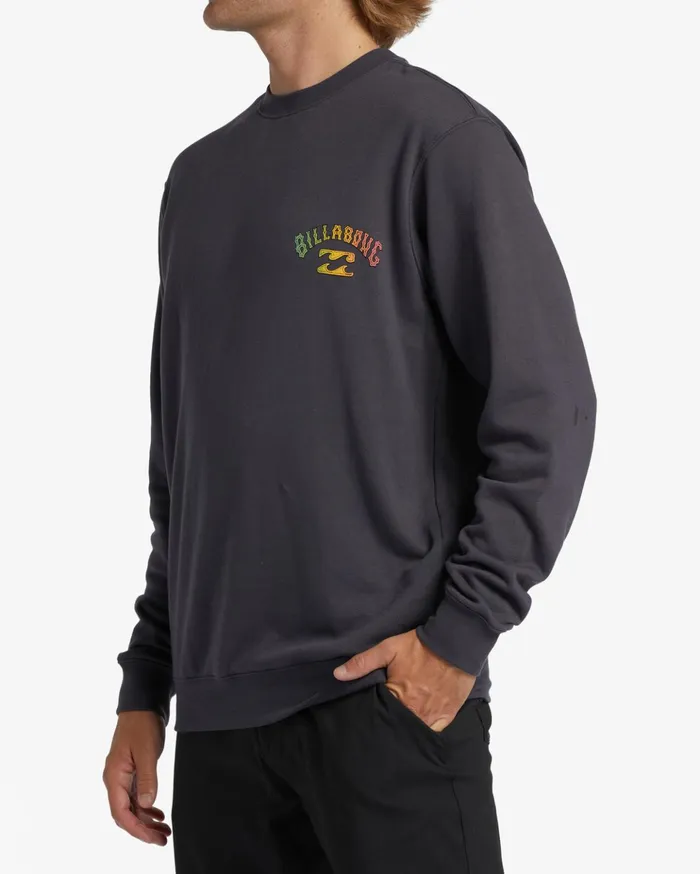 Billabong Short Sands Crewneck Sweatshirt Charcoal Men Hoodies and Fleece Billabong Short Sands Crewneck Sweatshirt Charcoal Men Hoodies and Fleece