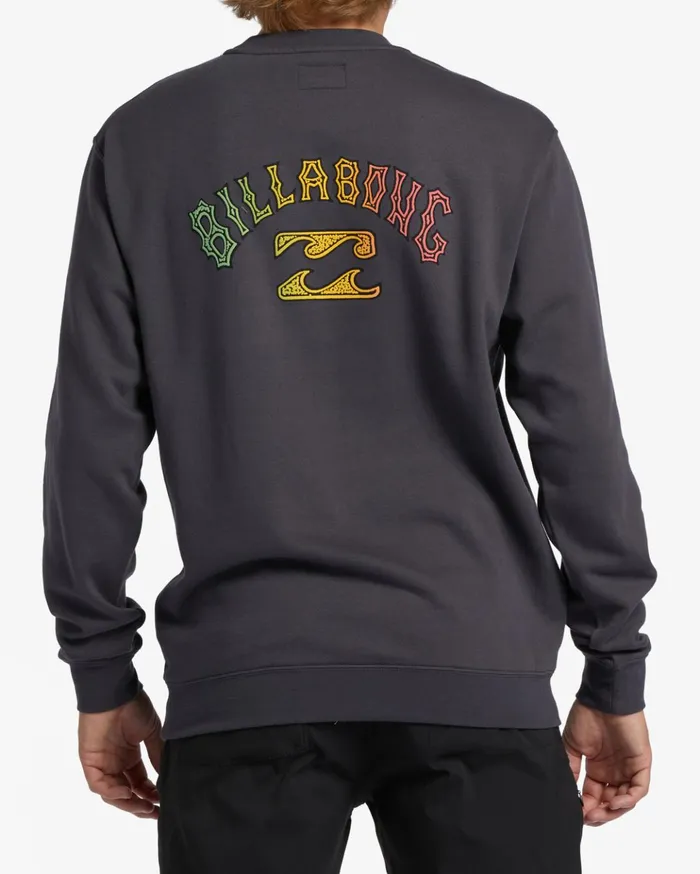 Billabong Short Sands Crewneck Sweatshirt Charcoal Men Hoodies and Fleece Billabong Short Sands Crewneck Sweatshirt Charcoal Men Hoodies and Fleece