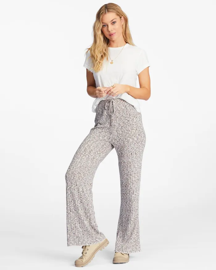 Billabong So Easy HighWaisted WideLeg Knit Pants Multi Women Pants Billabong So Easy HighWaisted WideLeg Knit Pants Multi Women Pants