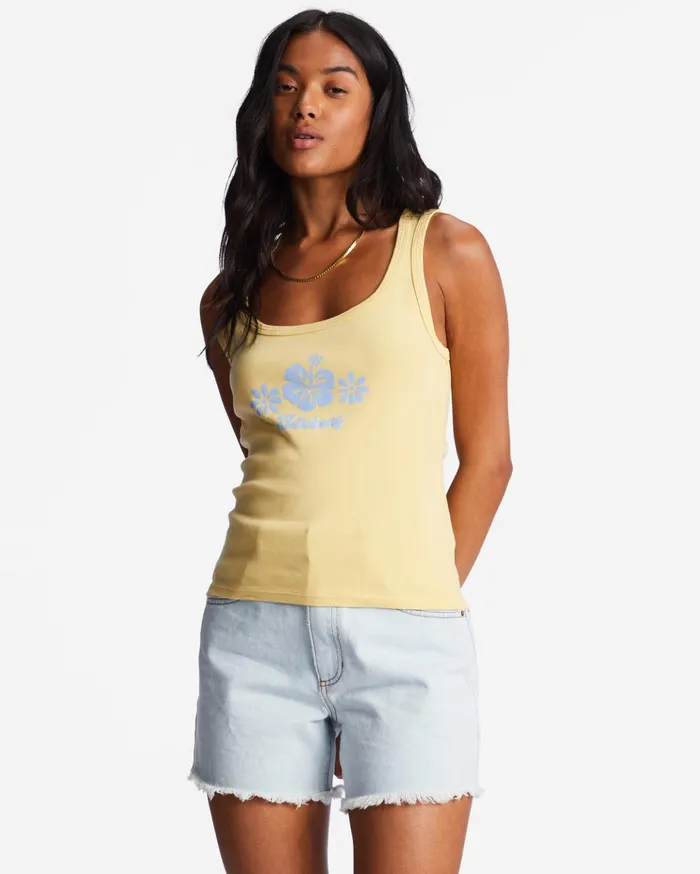 Billabong So Much Mahalo Tank Top Shes Sunny Women Graphic Tees and Tanks