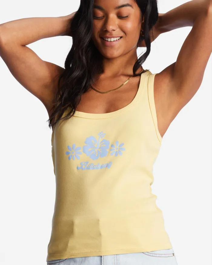 Billabong So Much Mahalo Tank Top Shes Sunny Women Graphic Tees and Tanks Billabong So Much Mahalo Tank Top Shes Sunny Women Graphic Tees and Tanks