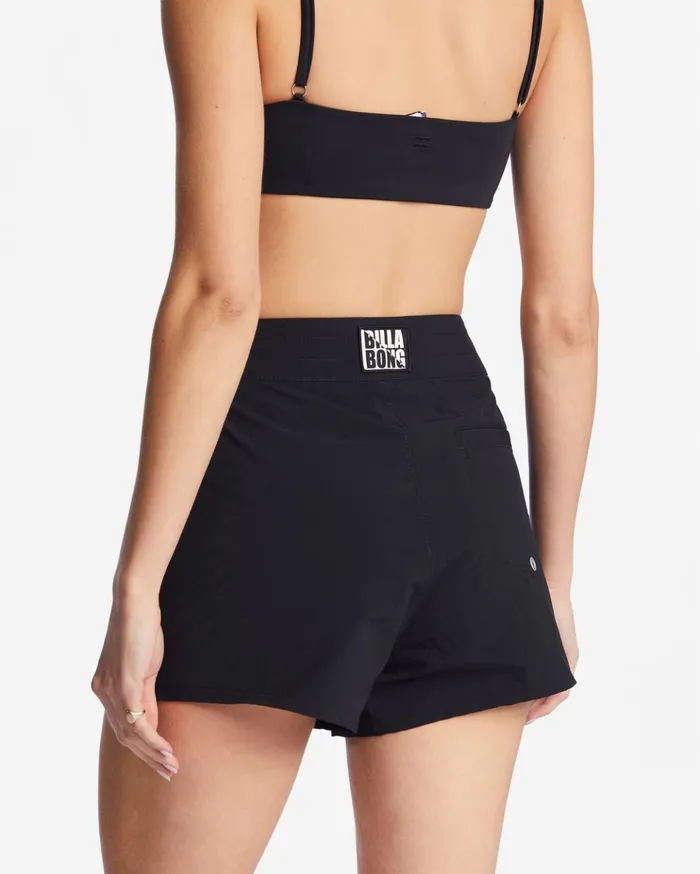 Billabong Sol Searcher Fixed Waist Boardshorts Black Pebble Women Boardshorts Billabong Sol Searcher Fixed Waist Boardshorts Black Pebble Women Boardshorts