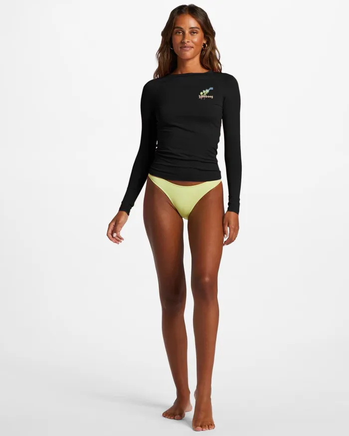 Billabong Sol Searcher Long Sleeve UPF 50 Rashguard Black Pebble Women Rashguards and Bodysuits Billabong Sol Searcher Long Sleeve UPF 50 Rashguard Black Pebble Women Rashguards and Bodysuits