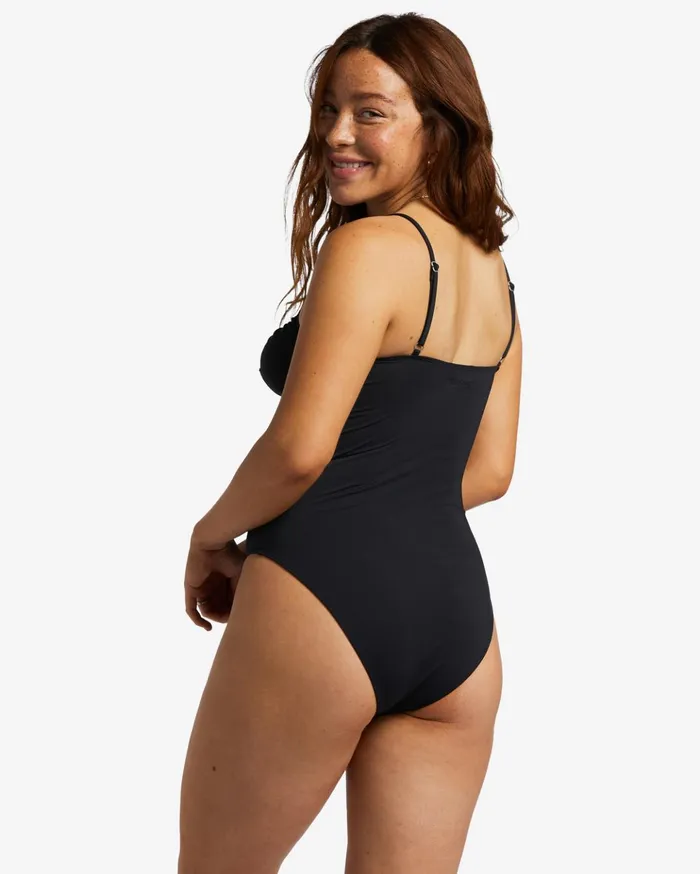 Billabong Sol Searcher OnePiece Swimsuit Black Pebble Women One Pieces Billabong Sol Searcher OnePiece Swimsuit Black Pebble Women One Pieces