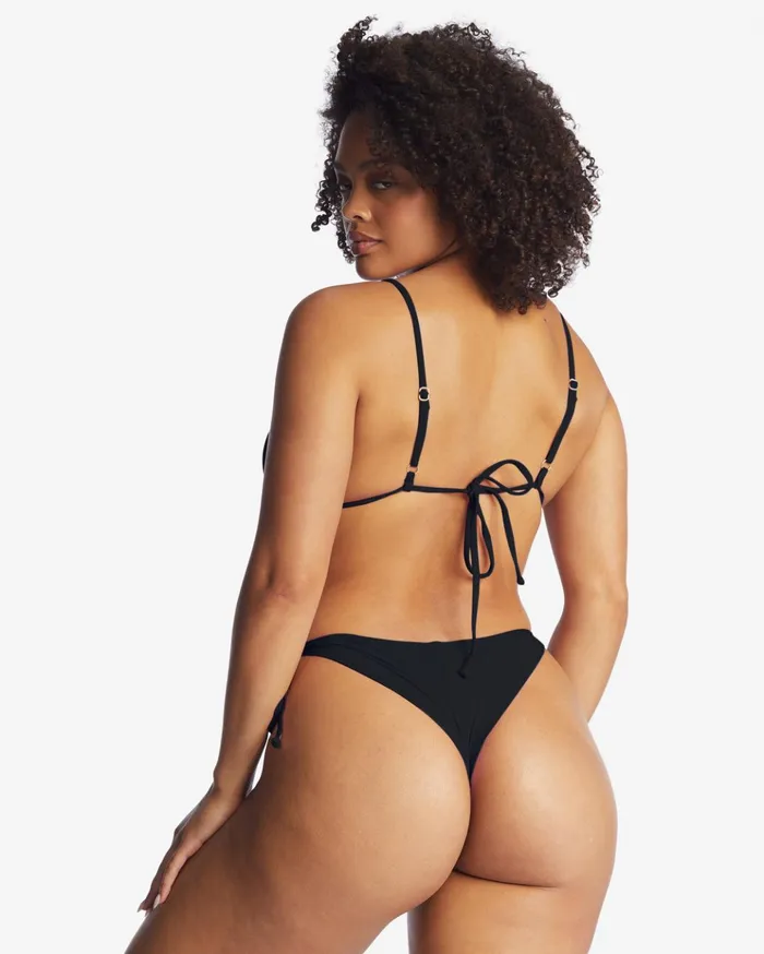 Billabong Sol Searcher TieSide Tanga Bikini Bottoms Black Pebble Women Bikinis Billabong Sol Searcher TieSide Tanga Bikini Bottoms Black Pebble Women Bikinis