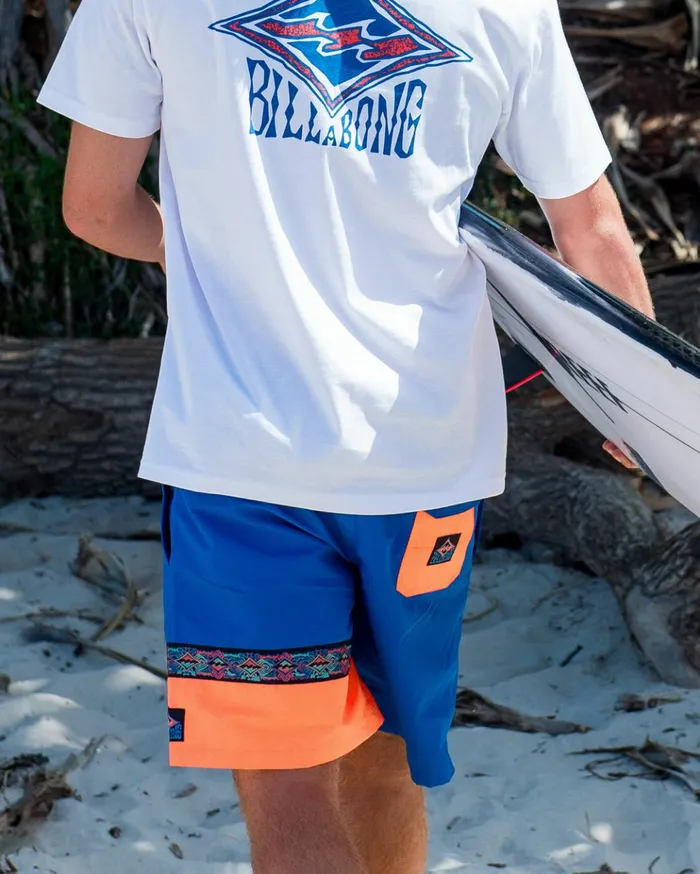 Billabong Sons Of Fun Layback Boardshorts 175quot Cobalt Men Elastic Waist Boardshorts Billabong Sons Of Fun Layback Boardshorts 175quot Cobalt Men Elastic Waist Boardshorts
